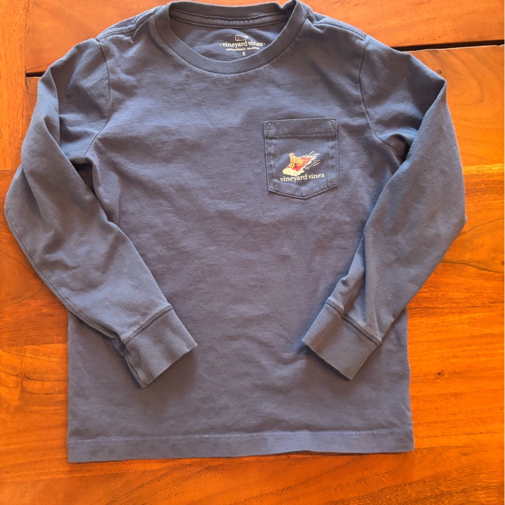 Vineyard Vines Navy Crew Neck Tee